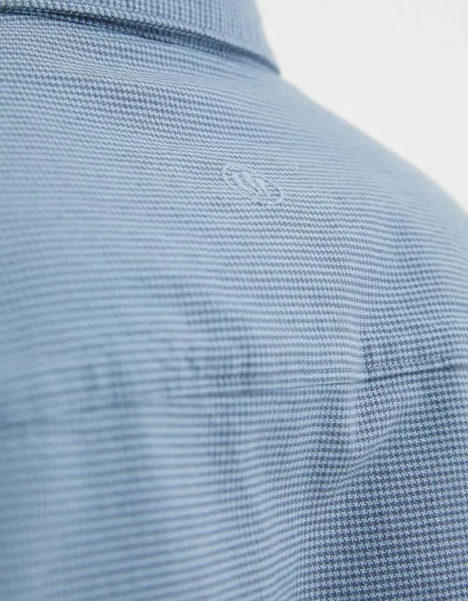 Fatface Shirts Slim Hove Micro Check Shirt Blue 8211 Men