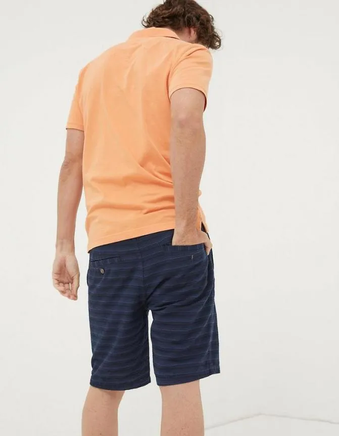 Fatface Shorts Mawes Stripe Chino Shorts Navy 8211 Men