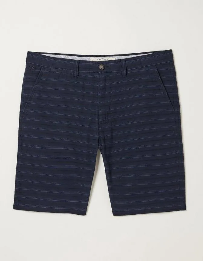 Fatface Shorts Mawes Stripe Chino Shorts Navy 8211 Men