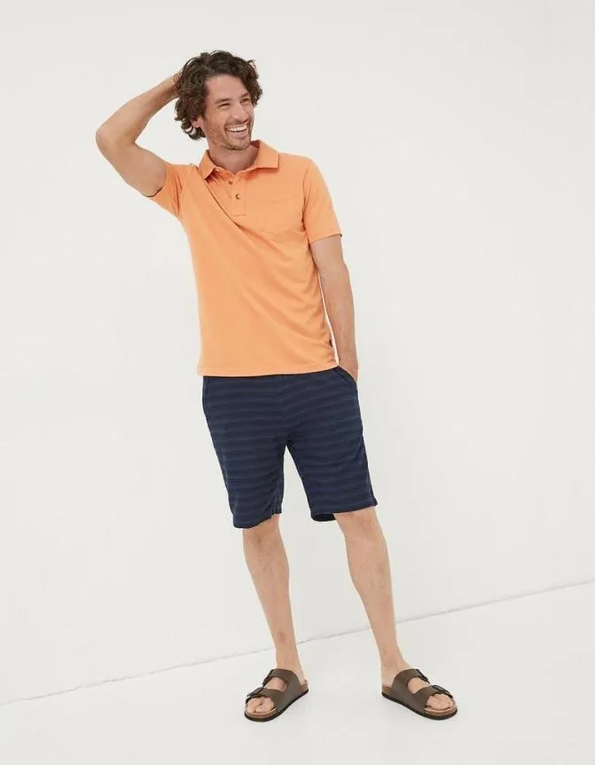 Fatface Shorts Mawes Stripe Chino Shorts Navy 8211 Men