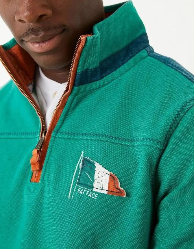 Fatface Sweatshirts and Hoodies Ireland Nation Airlie Sweatshirt Green 8211 Men