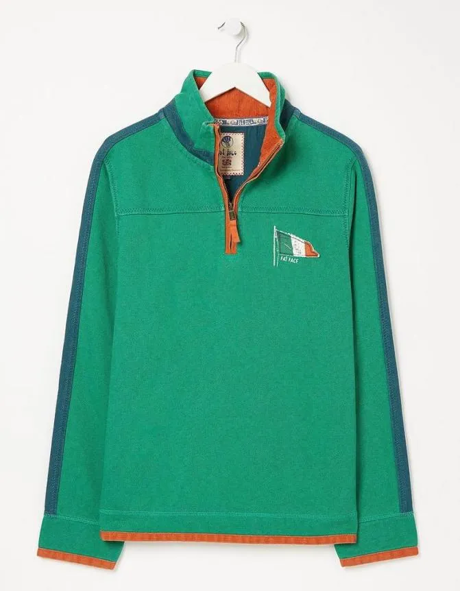 Fatface Sweatshirts and Hoodies Ireland Nation Airlie Sweatshirt Green 8211 Men