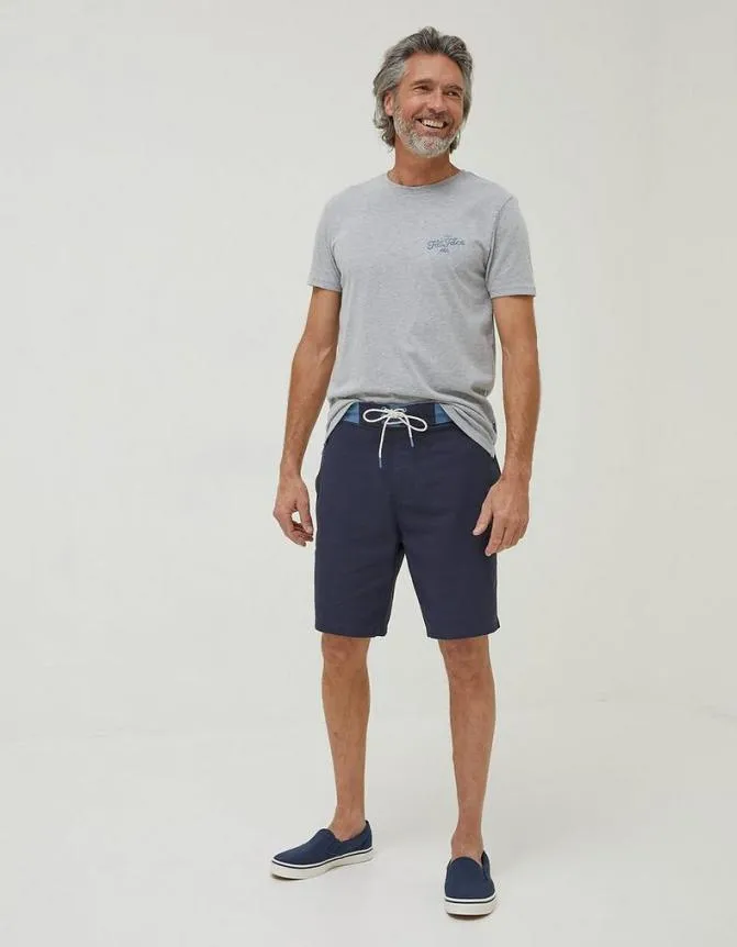 Fatface Swimwear Camber Plain Swim Shorts Navy 8211 Men