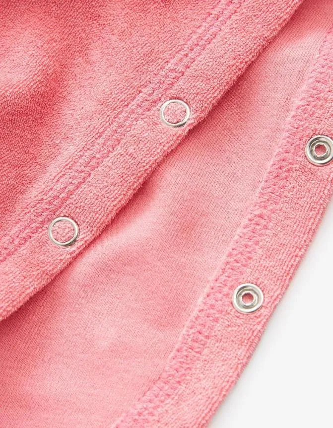 Fatface Swimwear Flamingo Towelling Poncho Pink 8211 Kids and Baby