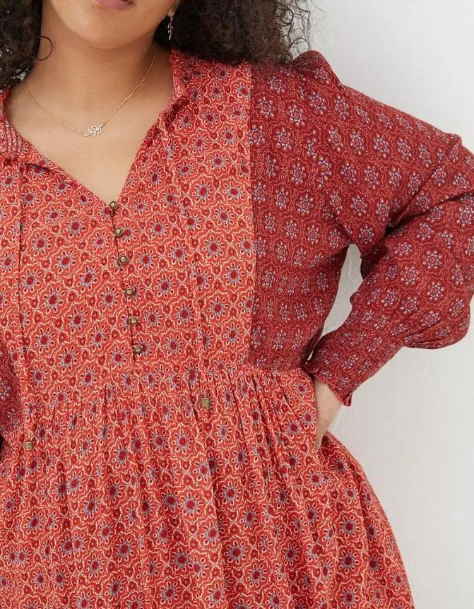 Fatface Tops and TShirts Gerry Craft Geo Tunic Raspberry Red 8211 Women