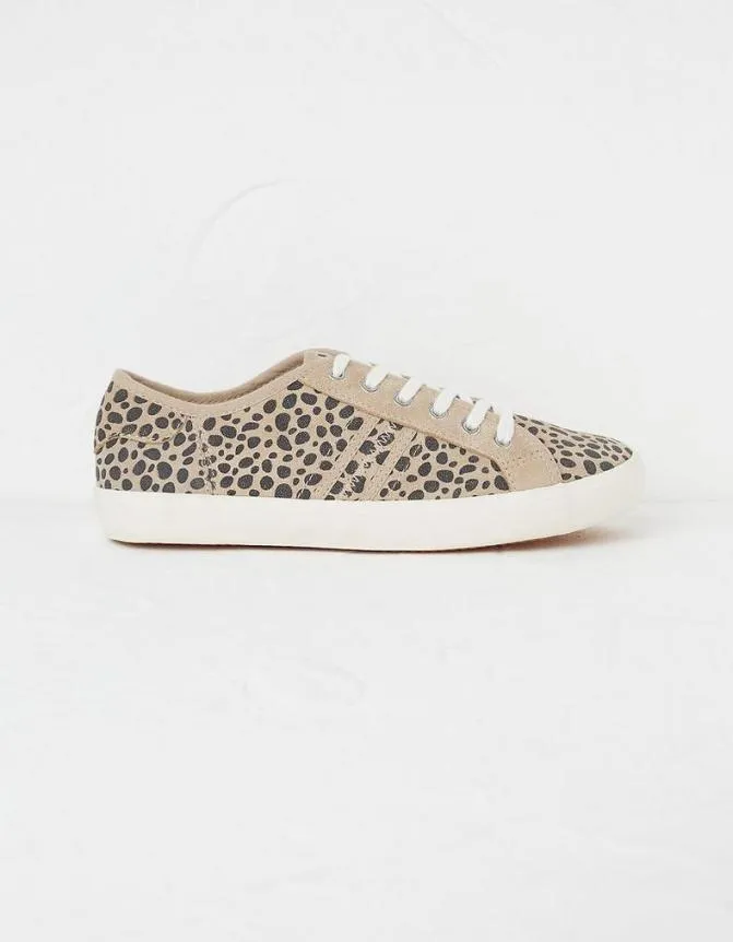 Fatface Trainers Harlow Animal Print Lace Up Trainers Natural 8211 Women