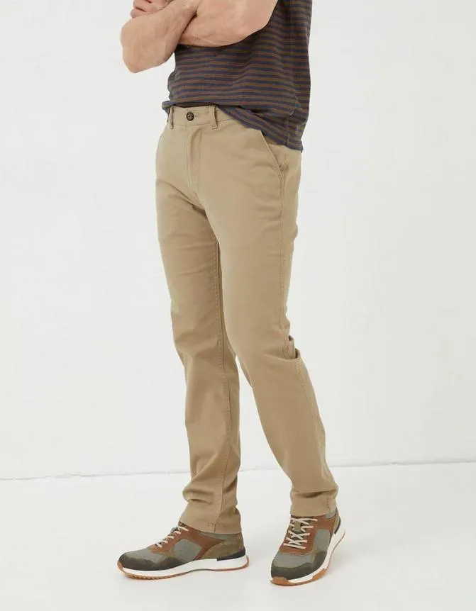 Fatface Trousers and Chinos Heyshott Slim Textured Chinos Dark Stone 8211 Men