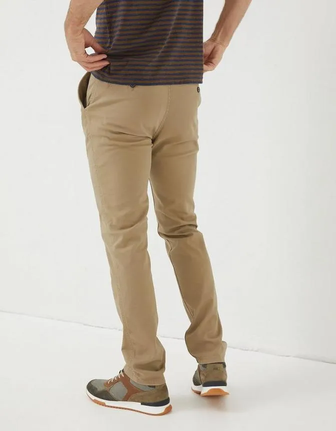 Fatface Trousers and Chinos Heyshott Slim Textured Chinos Dark Stone 8211 Men