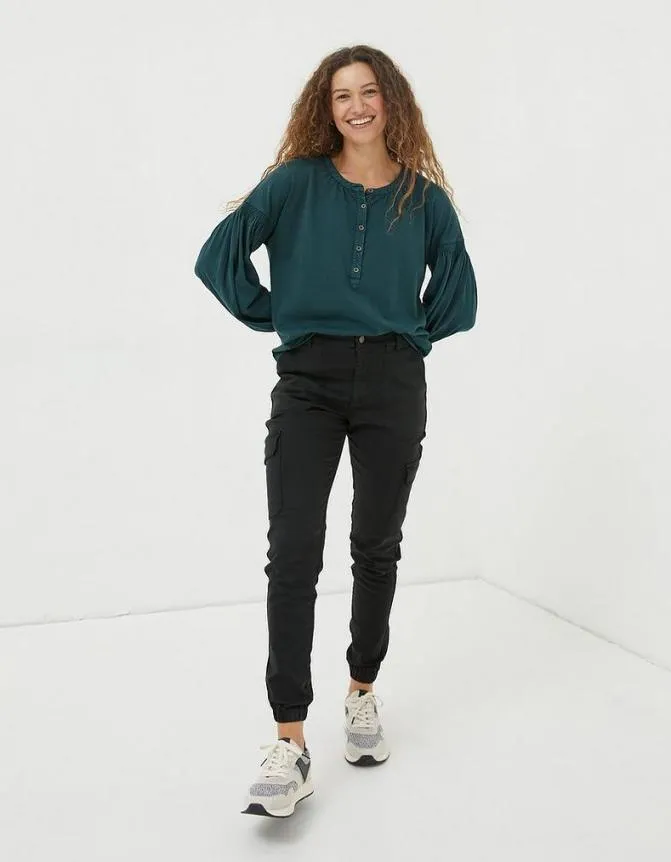 Fatface Trousers and Leggings Hythe Cargo Trouser Black 8211 Women