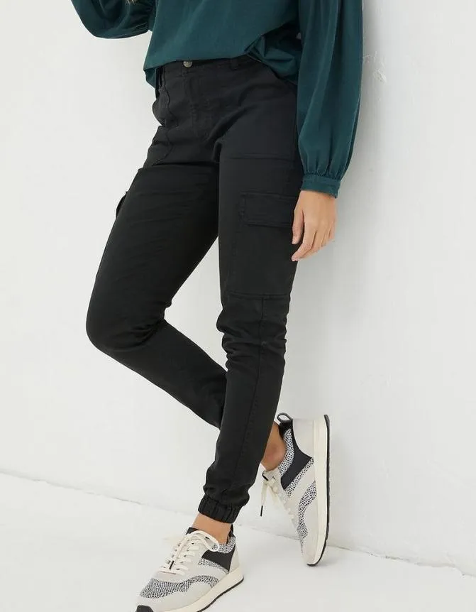 Fatface Trousers and Leggings Hythe Cargo Trouser Black 8211 Women