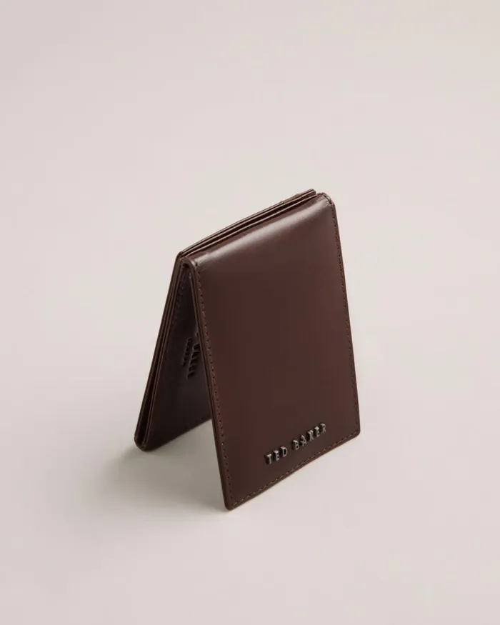 Folded Leather Cardholder BrownChocolate Men Ted Baker Wallets and Card Holders Folded Leather Cardholder BrownChocolate Men Ted Baker Wallets and Card Holders