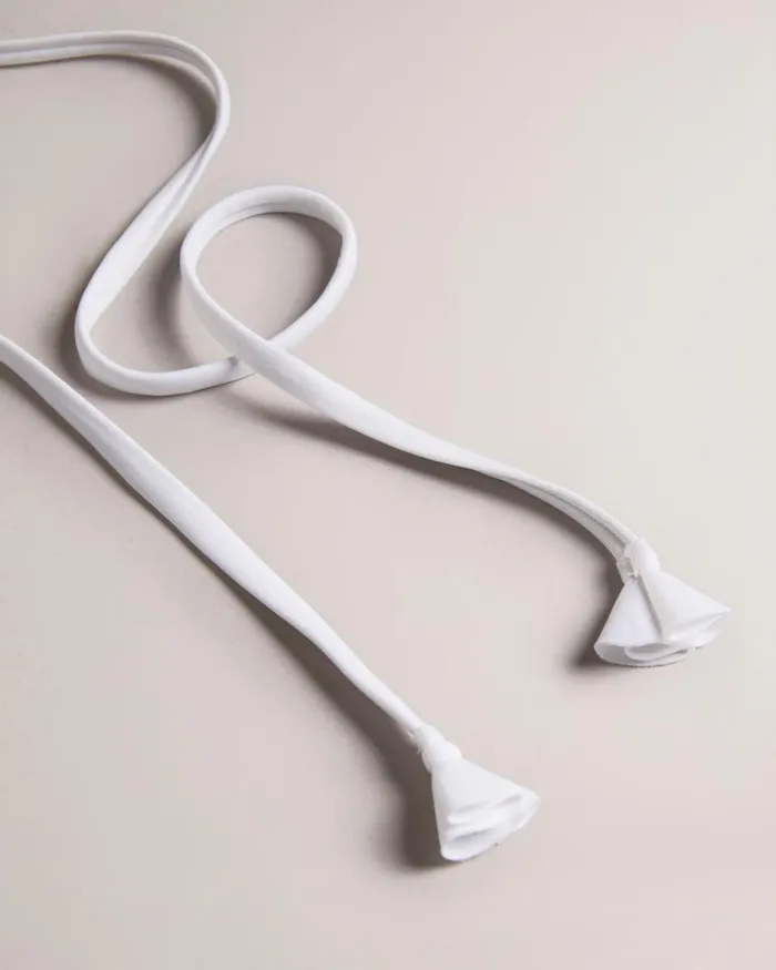 Frill Detail Triangle Bikini Top White Women Ted Baker Clothing Frill Detail Triangle Bikini Top White Women Ted Baker Clothing