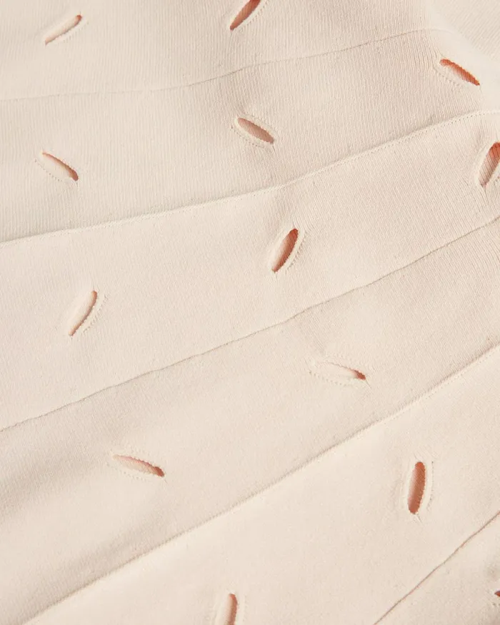 Full Needle Stitch Detailed Hem Mini Dress Light Pink Women Ted Baker Clothing Full Needle Stitch Detailed Hem Mini Dress Light Pink Women Ted Baker Clothing