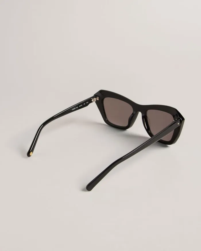Geometric Cat Eye Sunglasses Black Women Ted Baker Sunglasses