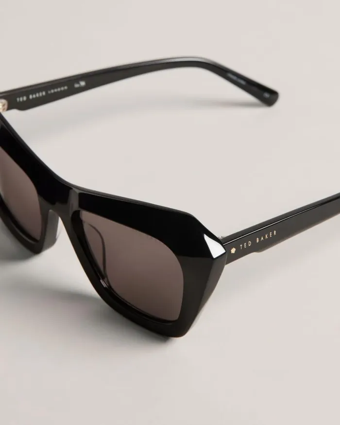 Geometric Cat Eye Sunglasses Black Women Ted Baker Sunglasses Geometric Cat Eye Sunglasses Black Women Ted Baker Sunglasses
