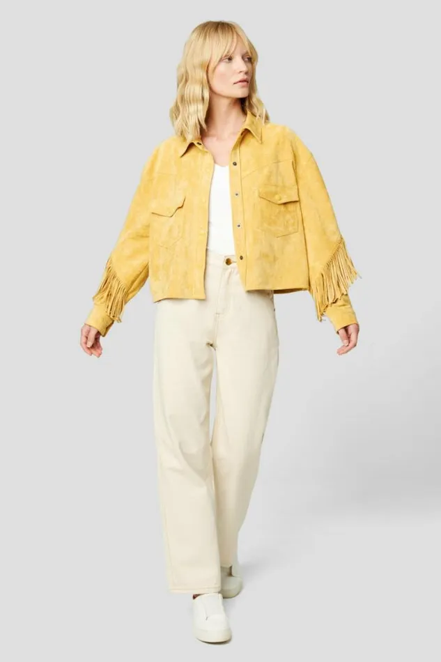 Golden Glow Jacket Women Blank NYC Jackets