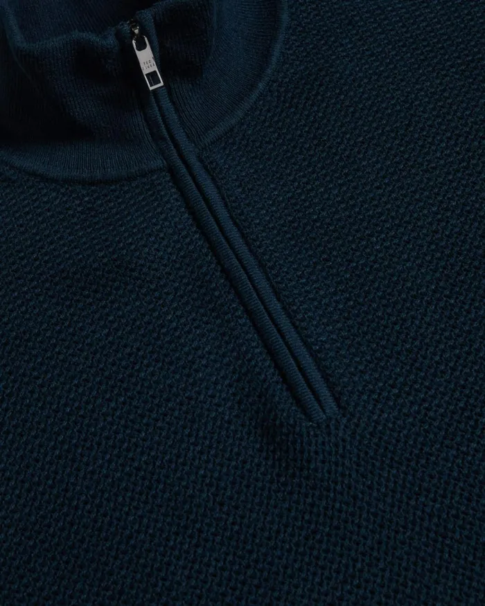 Half Zip Funnel Neck Jumper Navy Men Ted Baker Sweaters Half Zip Funnel Neck Jumper Navy Men Ted Baker Sweaters
