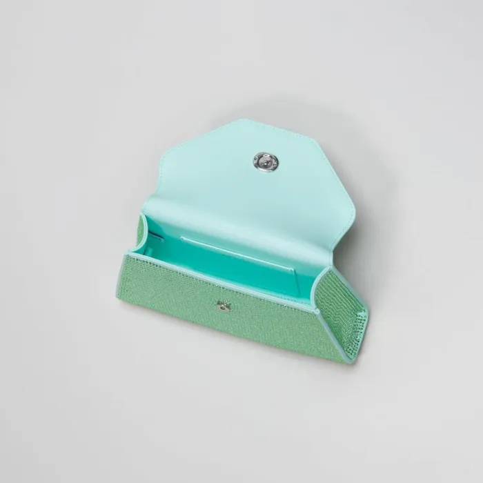 Handbags Woman SelfPortrait Aqua Rhinestone Bow Mini Shoulder Bag Handbags Woman SelfPortrait Aqua Rhinestone Bow Mini Shoulder Bag