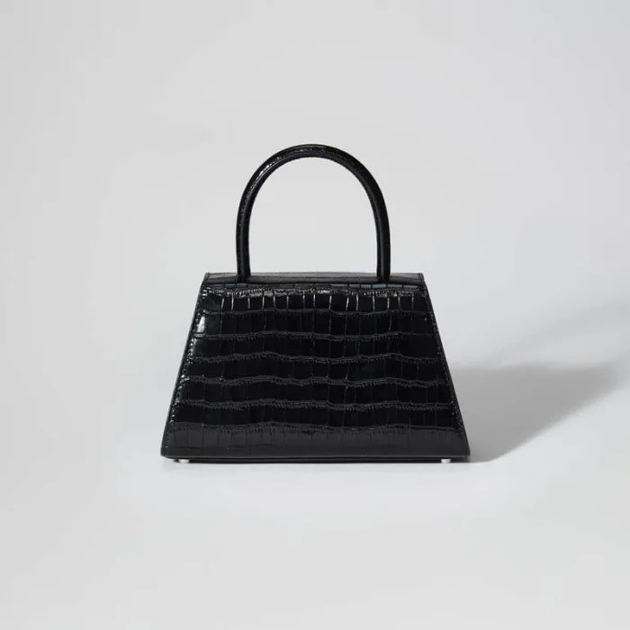 Handbags Woman SelfPortrait Black Crescent Bow Mini Shoulder Bag Handbags Woman SelfPortrait Black Crescent Bow Mini Shoulder Bag