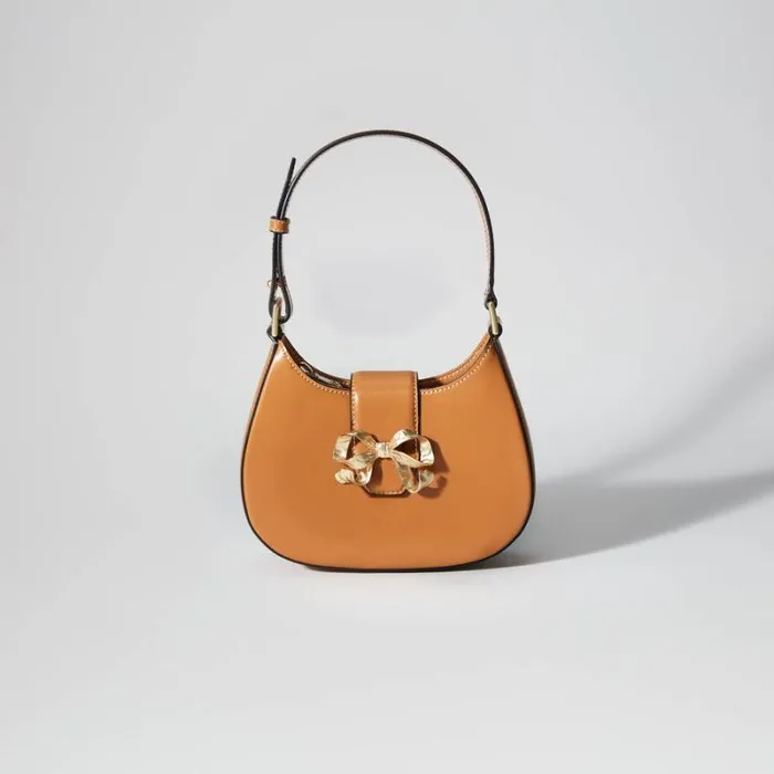 Handbags Woman SelfPortrait Black Crescent Bow Mini Shoulder Bag Handbags Woman SelfPortrait Black Crescent Bow Mini Shoulder Bag