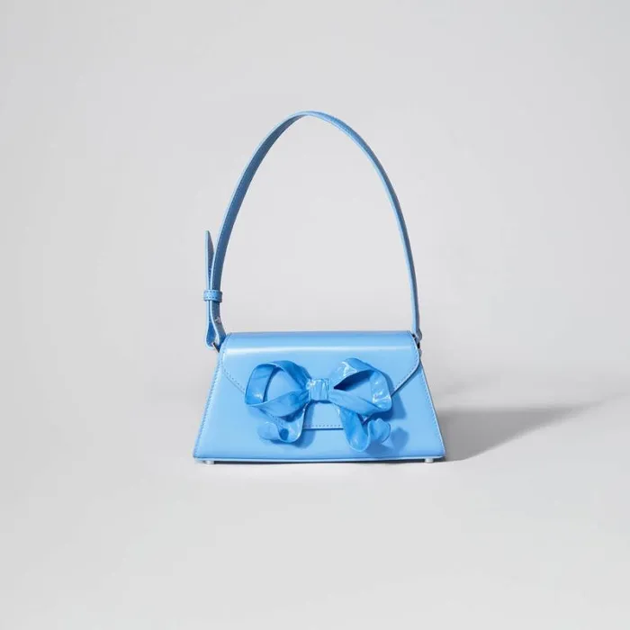 Handbags Woman SelfPortrait Lilac Bow Mini Shoulder Bag Handbags Woman SelfPortrait Lilac Bow Mini Shoulder Bag