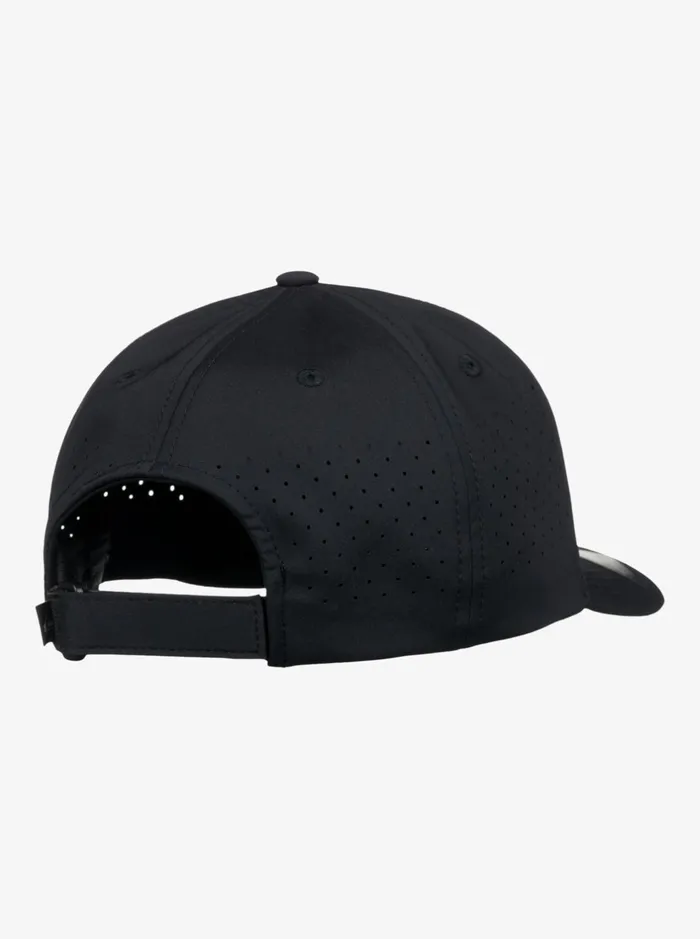 Hats Men Quiksilver Adapted Flexfit Hat Black Hats Men Quiksilver Adapted Flexfit Hat Black
