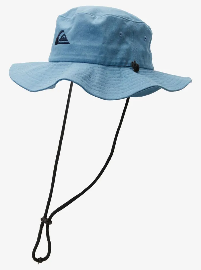 Hats Men Quiksilver Bushmaster Safari Boonie Hat Aegean Blue