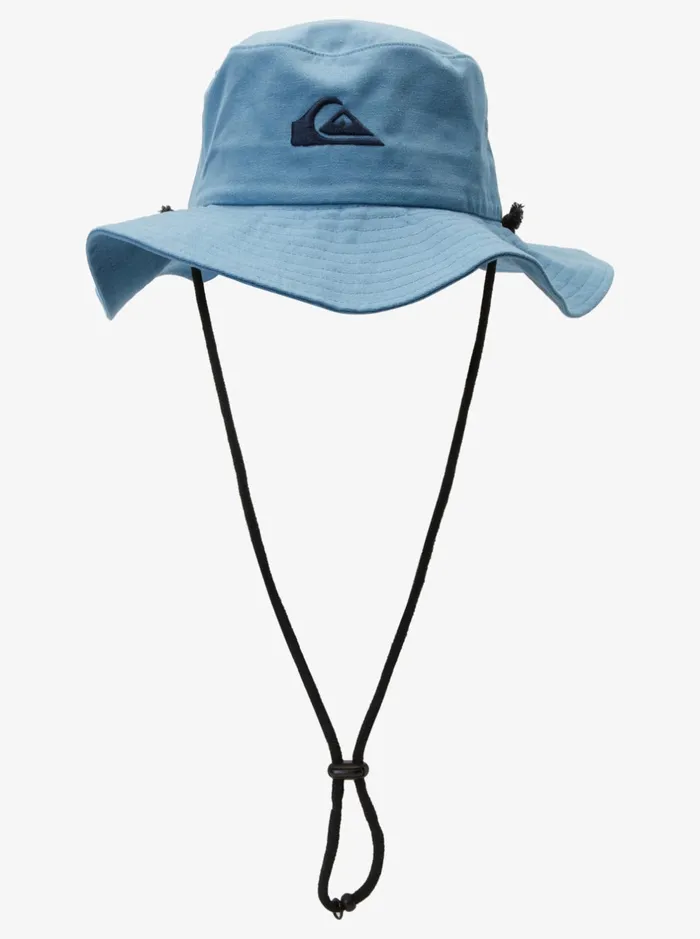 Hats Men Quiksilver Bushmaster Safari Boonie Hat Aegean Blue Hats Men Quiksilver Bushmaster Safari Boonie Hat Aegean Blue