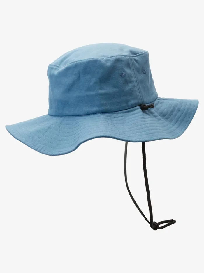 Hats Men Quiksilver Bushmaster Safari Boonie Hat Aegean Blue Hats Men Quiksilver Bushmaster Safari Boonie Hat Aegean Blue