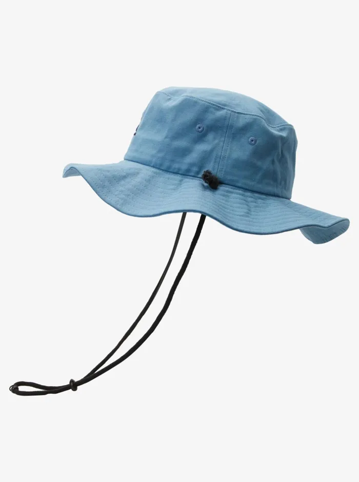 Hats Men Quiksilver Bushmaster Safari Boonie Hat Aegean Blue Hats Men Quiksilver Bushmaster Safari Boonie Hat Aegean Blue
