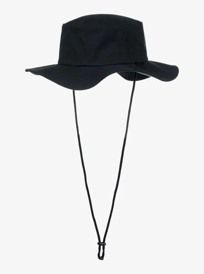 Hats Men Quiksilver Bushmaster Safari Boonie Hat Black Hats Men Quiksilver Bushmaster Safari Boonie Hat Black