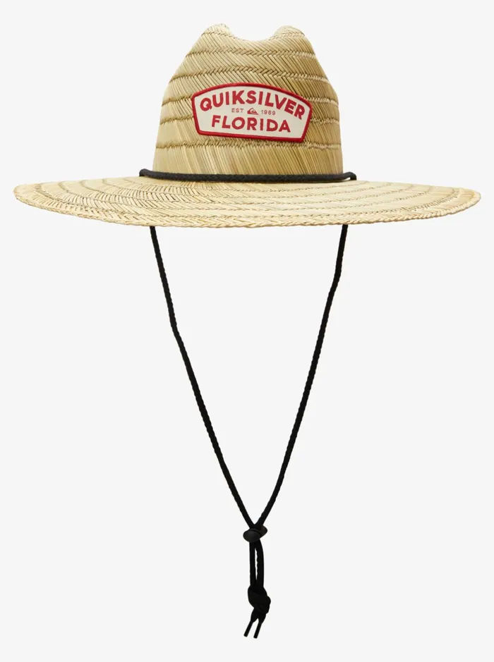 Hats Men Quiksilver Destinado Pierside Hat Sun Protection Blackflorida
