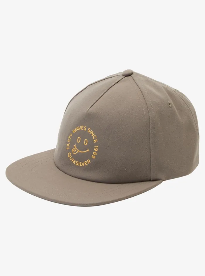 Hats Men Quiksilver Earth Tripper Snapback Hat Major Brown