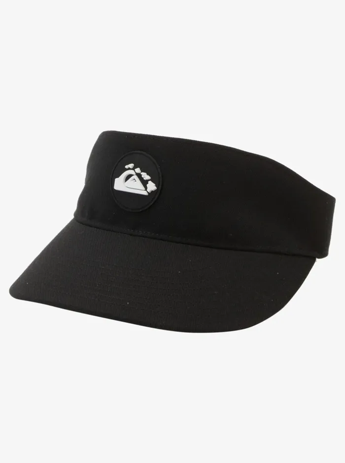 Hats Men Quiksilver Hawaii Island Visor Black