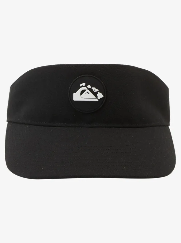 Hats Men Quiksilver Hawaii Island Visor Black Hats Men Quiksilver Hawaii Island Visor Black