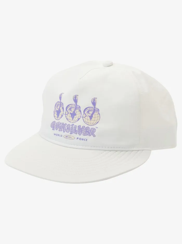 Hats Men Quiksilver Nylo Cap Snapback Hat Snow White