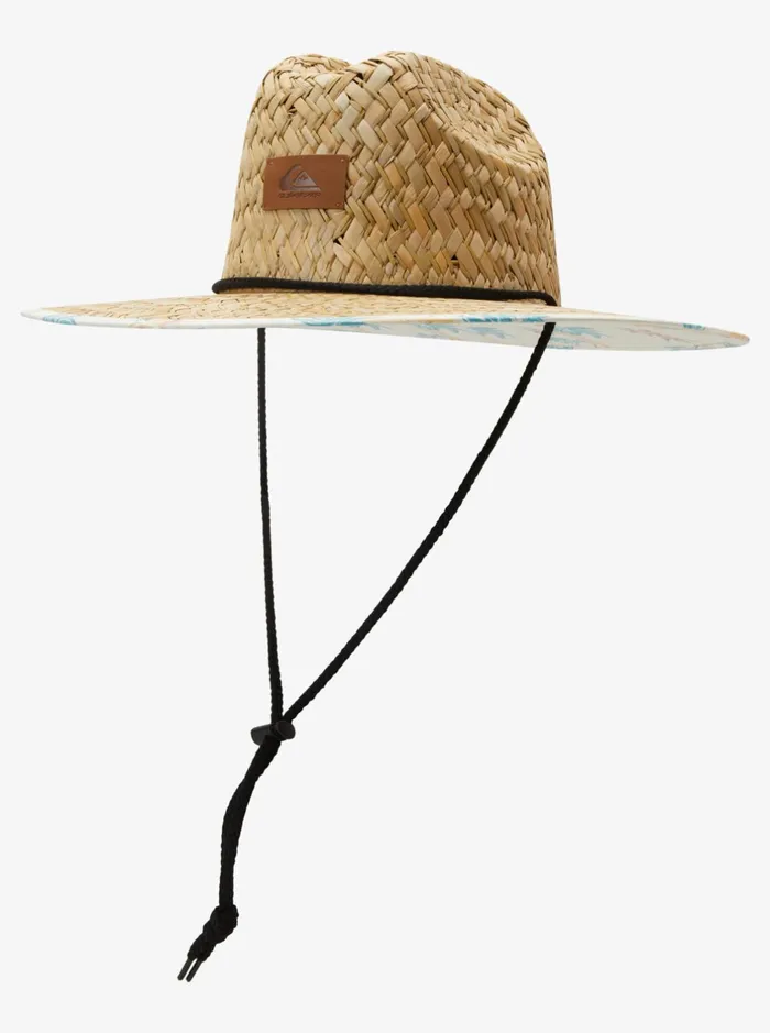 Hats Men Quiksilver Outsider Straw Lifeguard Hat Birch