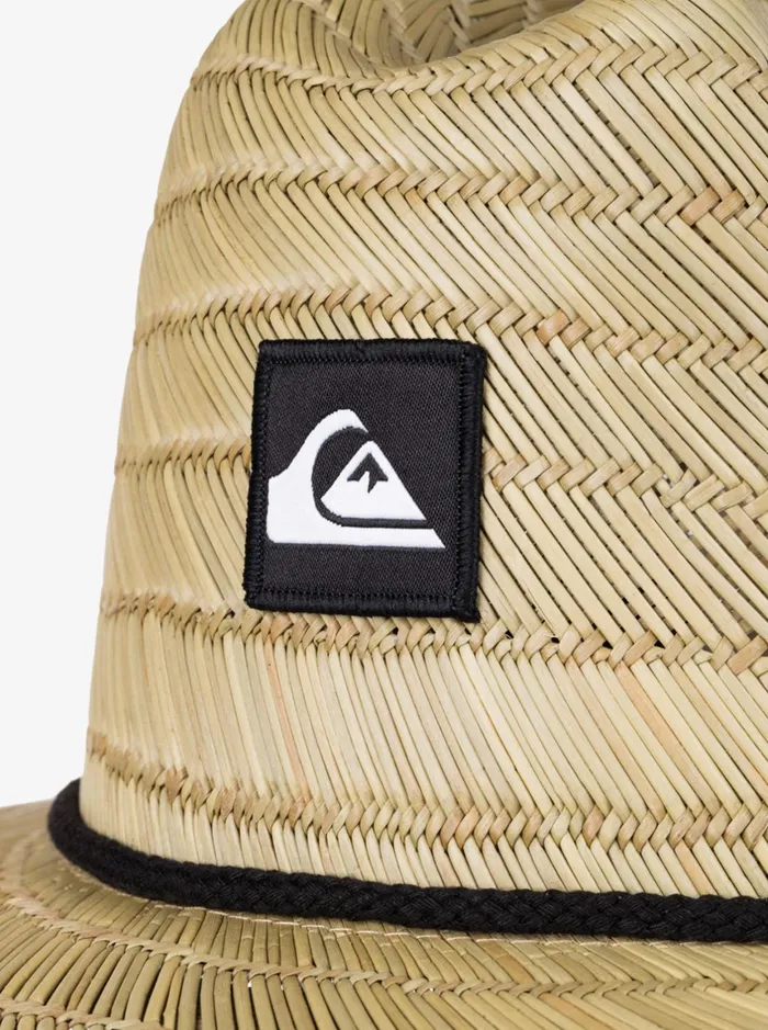 Hats Men Quiksilver Pierside Straw Lifeguard Hat Natural Hats Men Quiksilver Pierside Straw Lifeguard Hat Natural