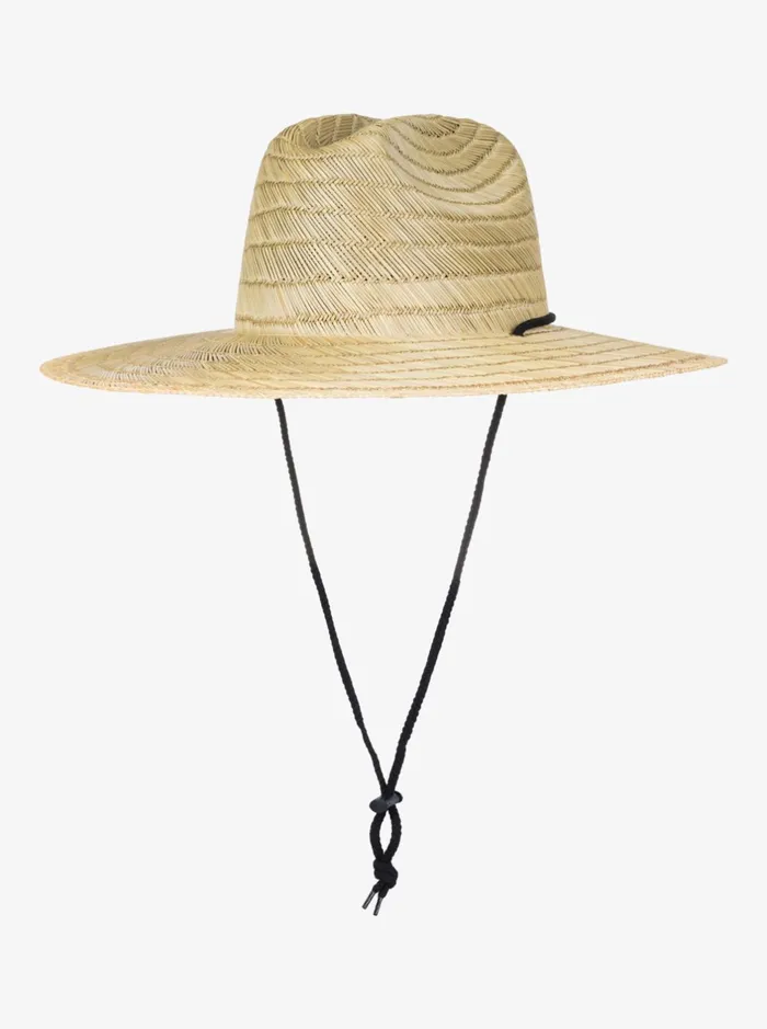 Hats Men Quiksilver Pierside Straw Lifeguard Hat Natural Hats Men Quiksilver Pierside Straw Lifeguard Hat Natural