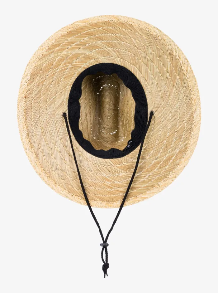 Hats Men Quiksilver Pierside Straw Lifeguard Hat Natural Hats Men Quiksilver Pierside Straw Lifeguard Hat Natural