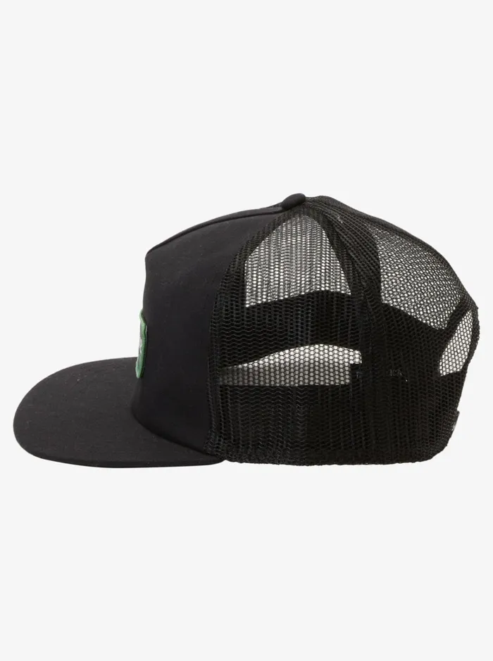 Hats Men Quiksilver Pursey 2 Snapback Hat Black Hats Men Quiksilver Pursey 2 Snapback Hat Black