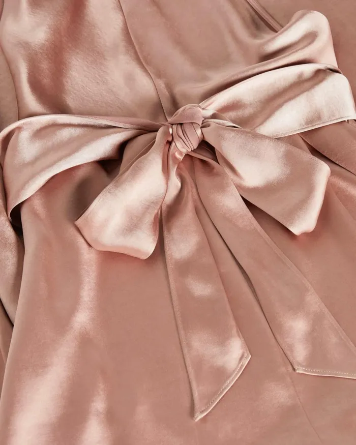 High Low Halter Dress With Integral Tie Dusky Pink Women Ted Baker Dresses High Low Halter Dress With Integral Tie Dusky Pink Women Ted Baker Dresses