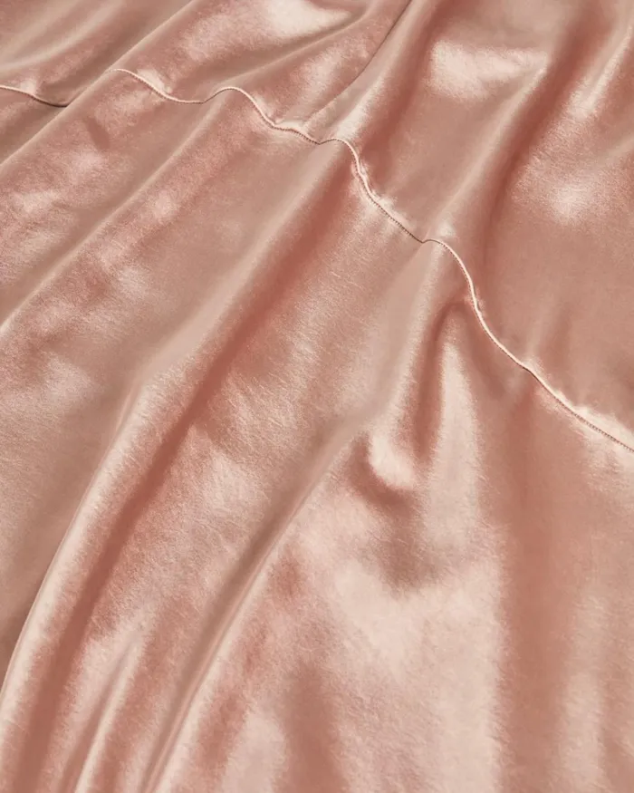 High Low Halter Dress With Integral Tie Dusky Pink Women Ted Baker Dresses High Low Halter Dress With Integral Tie Dusky Pink Women Ted Baker Dresses