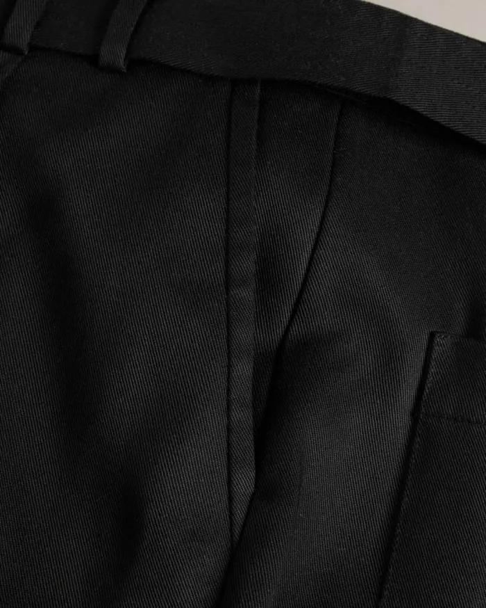 High Waist Carrot Leg Trousers Black Women Ted Baker Clothing