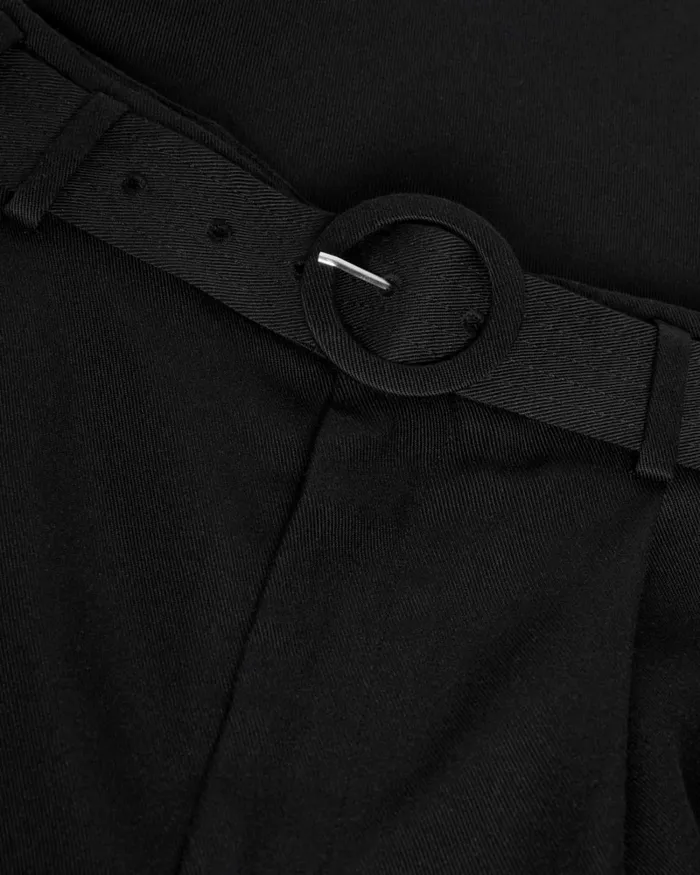 High Waist Carrot Leg Trousers Black Women Ted Baker Clothing