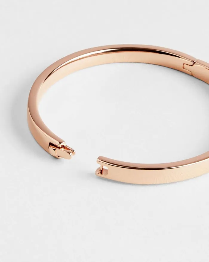 Hinged Bangle Rosegold Color Women Ted Baker Jewelry Hinged Bangle Rosegold Color Women Ted Baker Jewelry