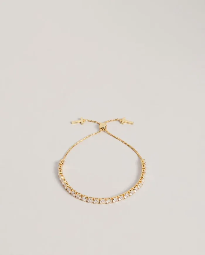 Icon Crystal Slider Bracelet Gold Color Women Ted Baker Jewelry Icon Crystal Slider Bracelet Gold Color Women Ted Baker Jewelry
