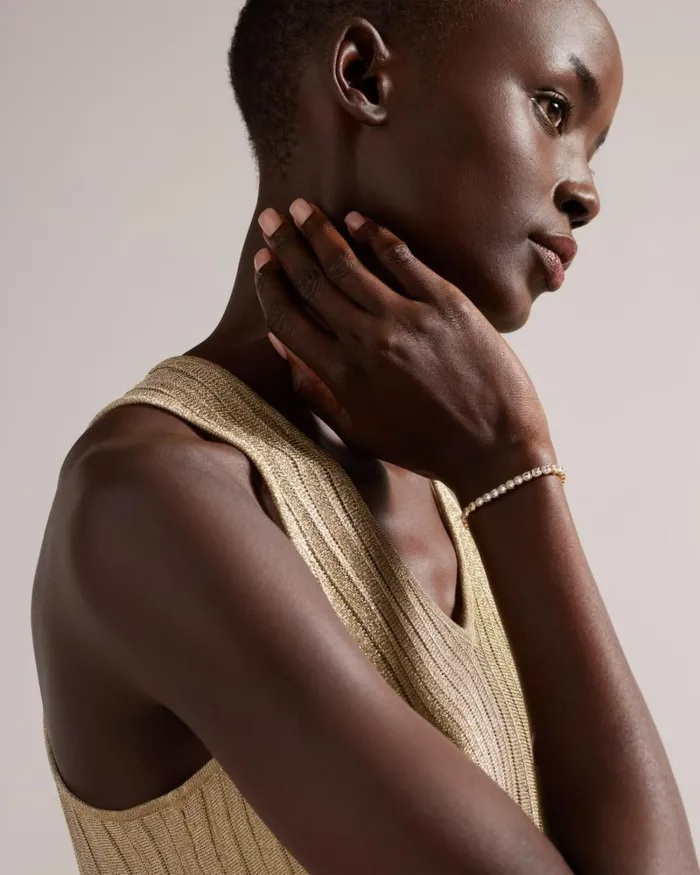 Icon Crystal Slider Bracelet Gold Color Women Ted Baker Jewelry Icon Crystal Slider Bracelet Gold Color Women Ted Baker Jewelry