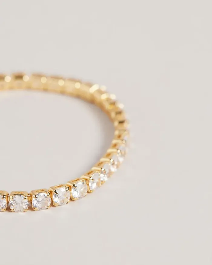Icon Crystal Slider Bracelet Gold Color Women Ted Baker Jewelry Icon Crystal Slider Bracelet Gold Color Women Ted Baker Jewelry