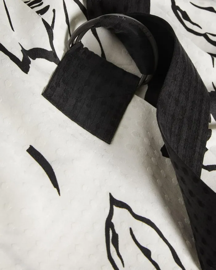 Integral Wrap Detail Top With Belt White Women Ted Baker Tops and TShirts Integral Wrap Detail Top With Belt White Women Ted Baker Tops and TShirts